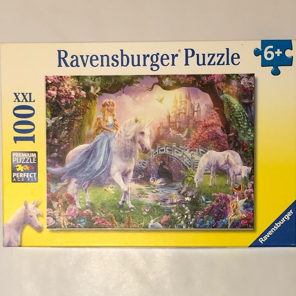Ravensburger 100 XXL Piece Puzzle “Magical Unicorn” from 2020.